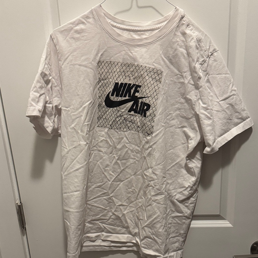 Nike Air White Tee with Black Logo